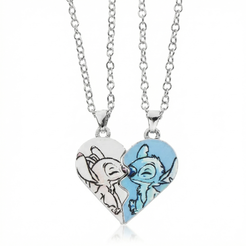 Stitch Necklace for Couples